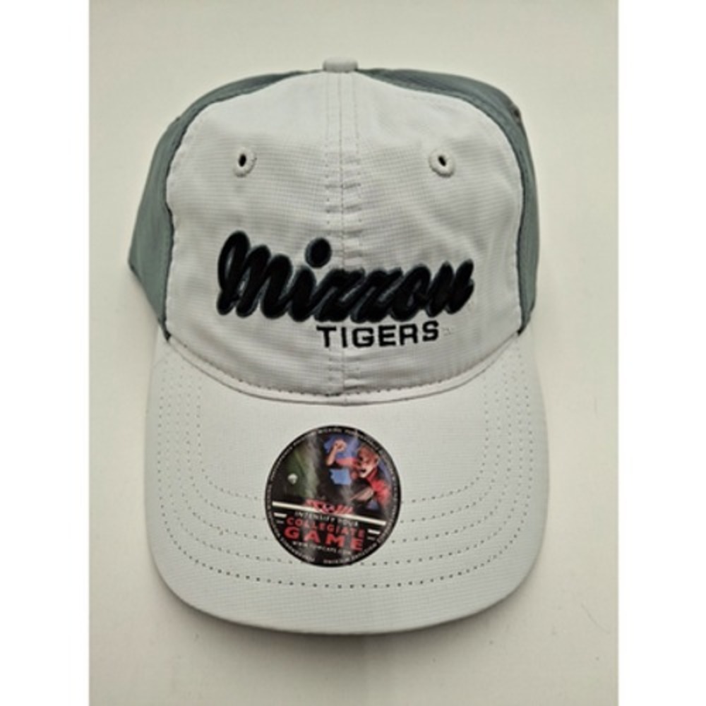 Missouri Tigers TOW Adjustable Grey & White Hat / Cap, New